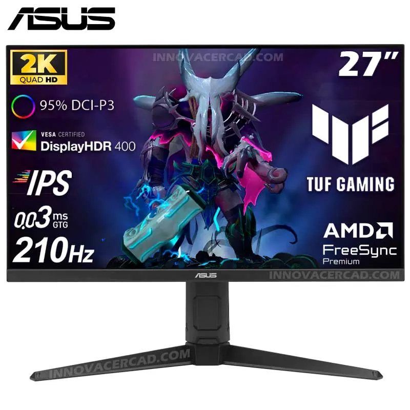 ASUS - Monitor Asus TUF Gaming VG27AQL5A 27 2K QHD Fast IPS 210Hz 03MS