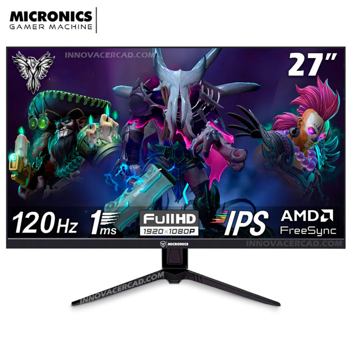MICRONICS - Monitor Micronics Fenix MF27FF De 27Pulg Full HD IPS 120Hz 1MS HDR