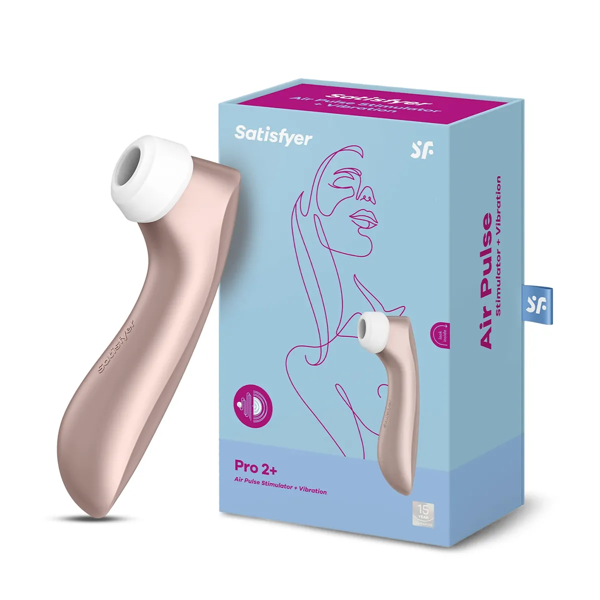 SATISFYER - Satisfyer Pro 2+ con Vibraciones - Succionador de Clítoris