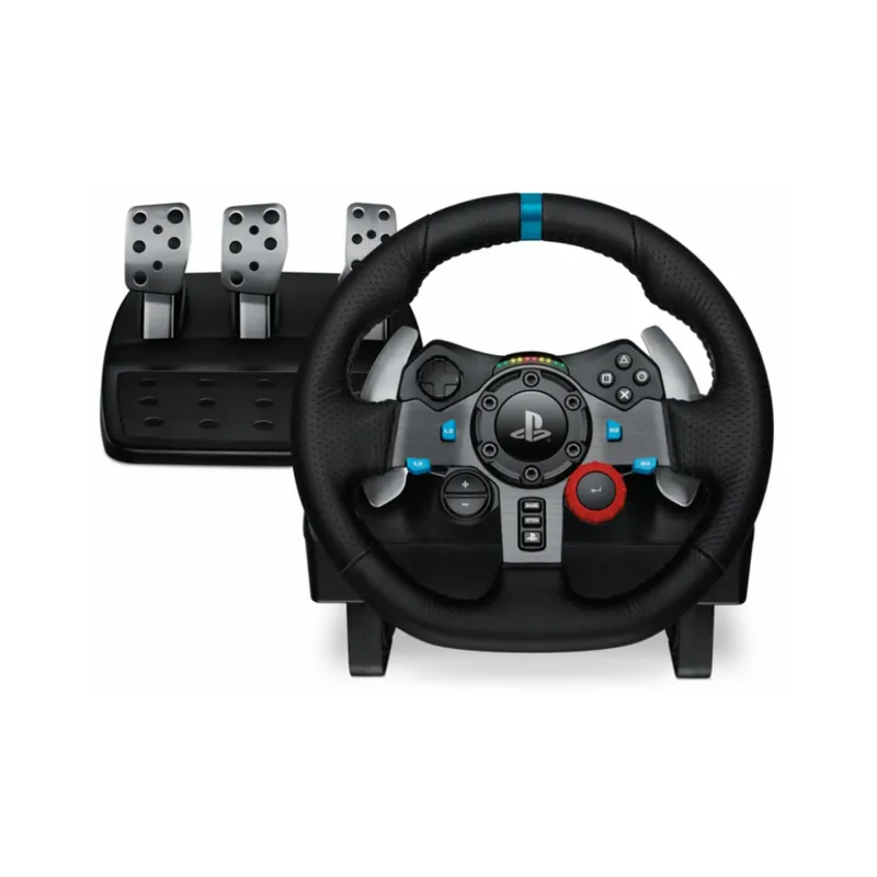 LOGITECH - Timón Pedales Gamer Logitech G29 Racing Wheel PS3 PS4 PS5 PC