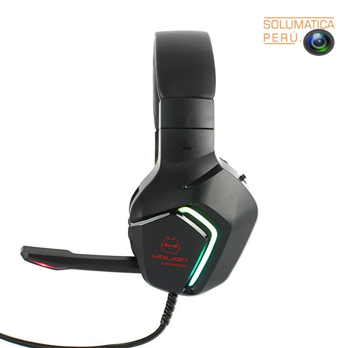 HALION - Audifonos Gamer - Pc Laptop Y Celular - RGB Halion