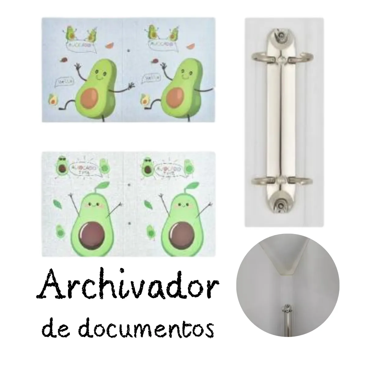 GENERICO - FOLDER A4 ARCHIVADOR DE DOCUMENTOS X6 UND KAWAII PALTA