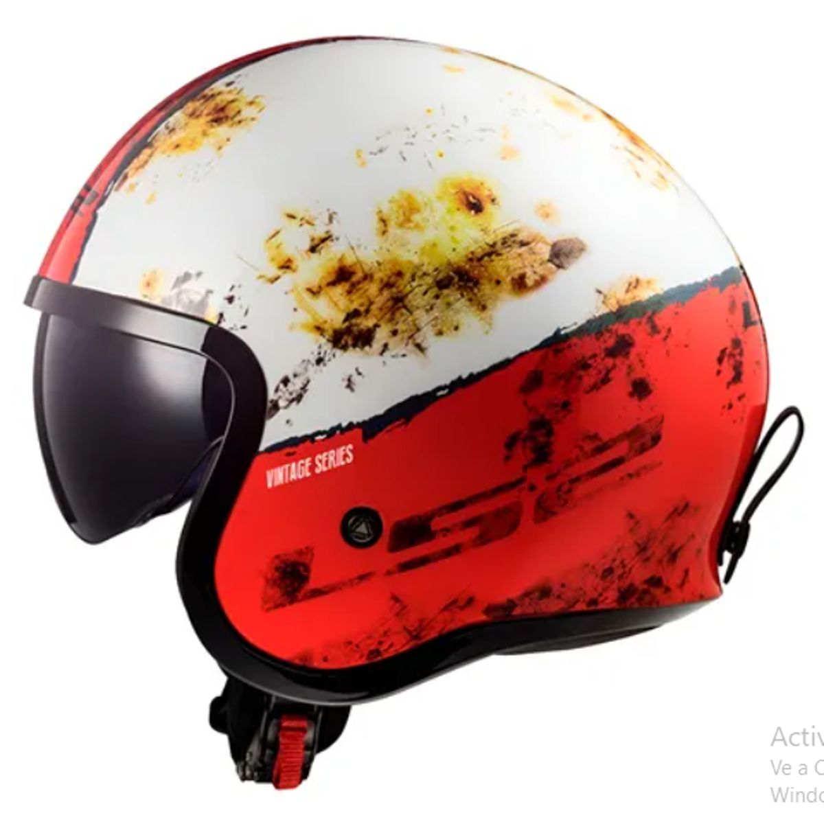 LS2 - CASCO MOTO LS2 OF599 SPITFIRE INKY BLANCO