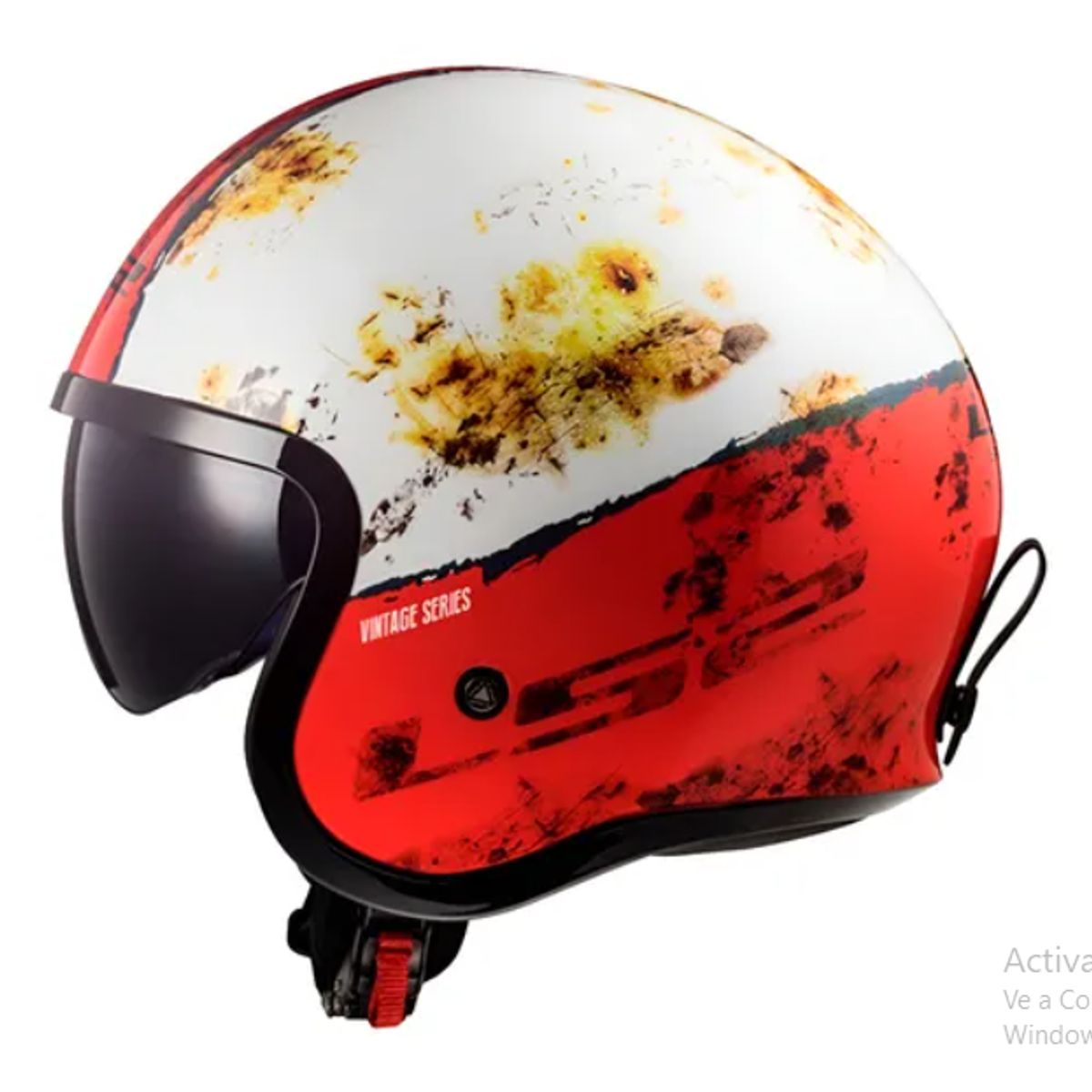 LS2 - CASCO MOTO LS2 OF599 SPITFIRE INKY BLANCO