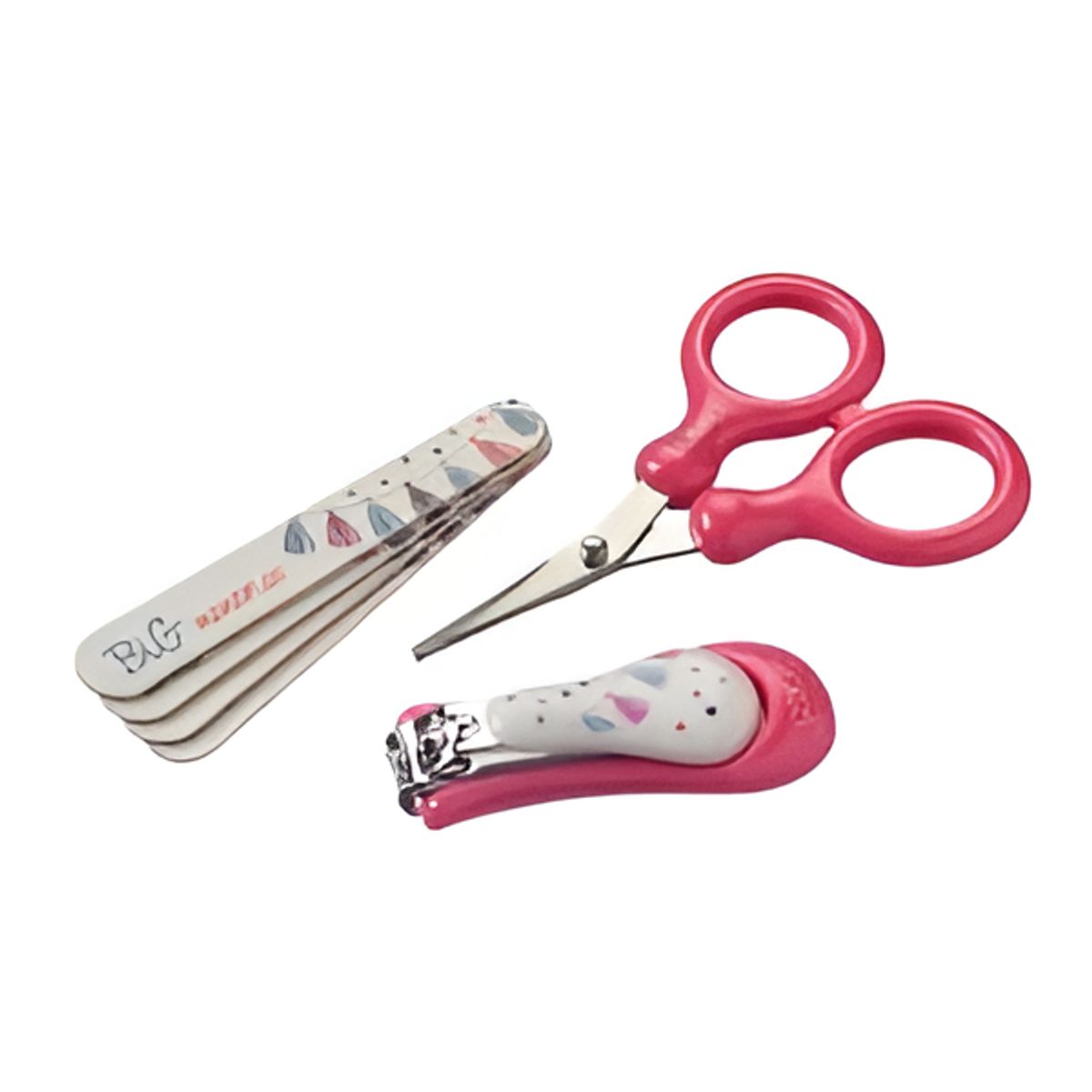 NUBY - Nuby set Corta uñas de bebés 0m+ -  Fucsia