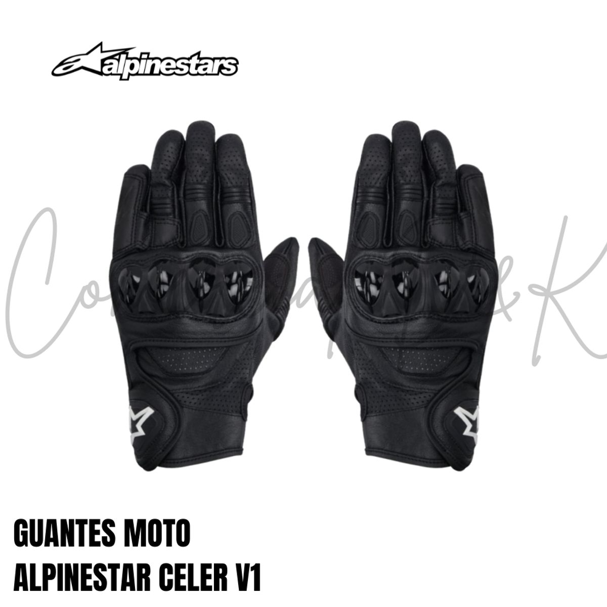 ALPINESTARS - GUANTES PARA MOTO ALPINESTAR CELER V1 NEGRO
