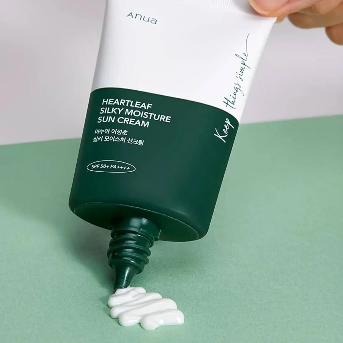 ANUA - Anua Heartleaf Bloqueador Silky Moisture Sun Cream SPF50+