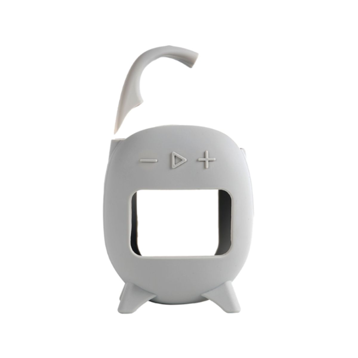 GENERICO - Funda Protectora de Silicona para el parlante Jbl Clip 5 - Gris