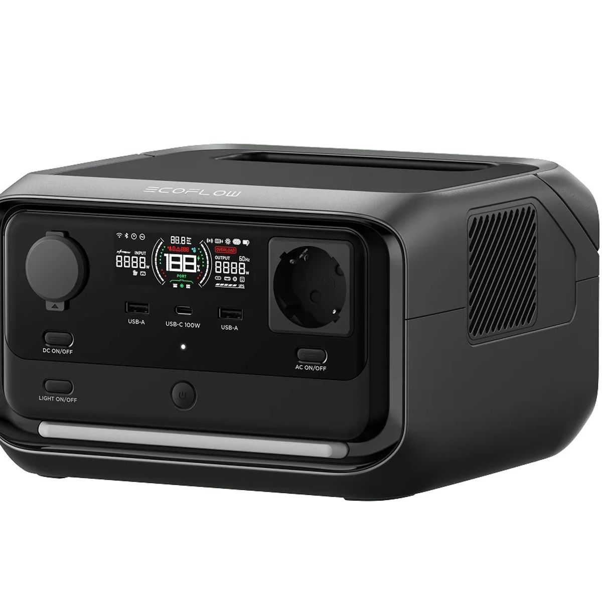 ECOFLOW - Estacion de Energia Solar Portatil  Ecoflow River 3 plus 600W 286wh