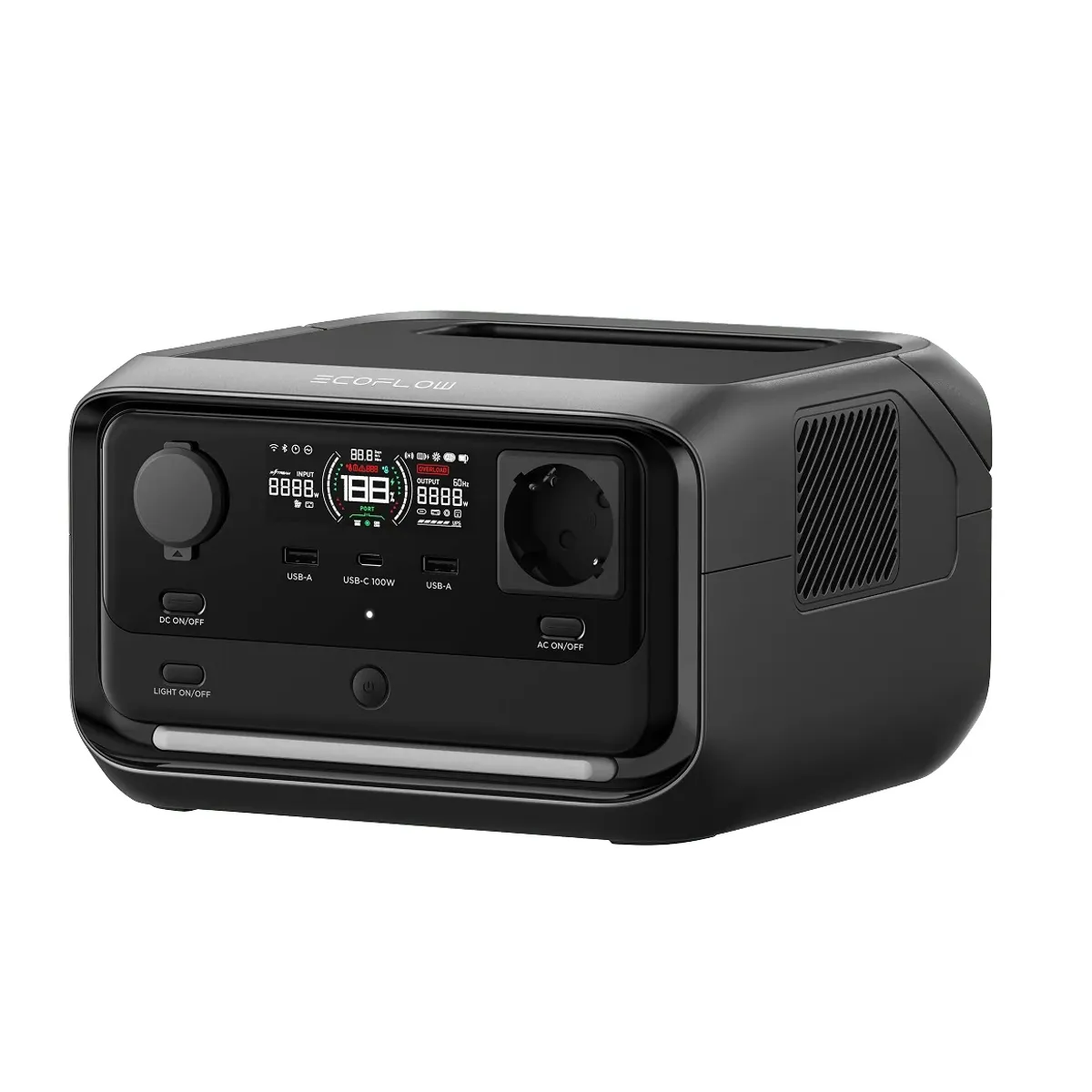 ECOFLOW - Estacion de Energia Solar Portatil  Ecoflow River 3 plus 600W 286wh