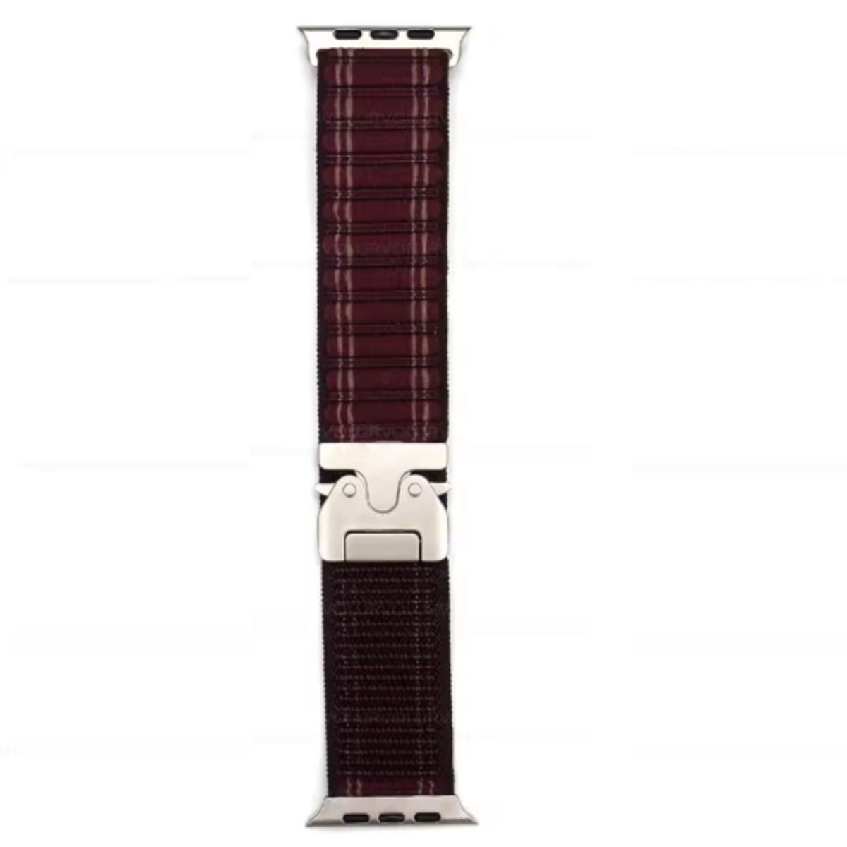 GENERICO - Correa Elastic con Hebilla para Apple Watch 46mm - Vinotinto
