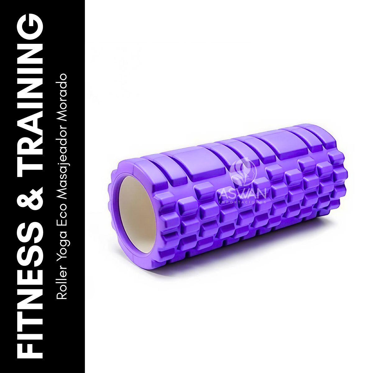 GENERICO - Roller Yoga Eco Masajeador Morado