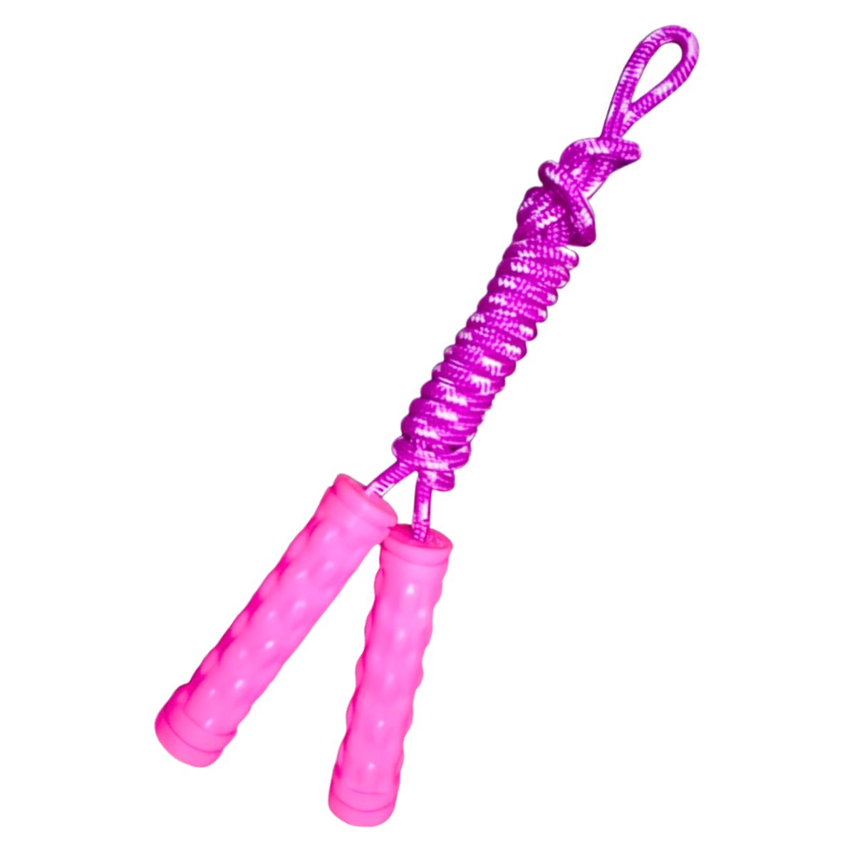 GENERICO - Saltasoga Nacional Mango Relieve Rosado + Cuerda Rosada