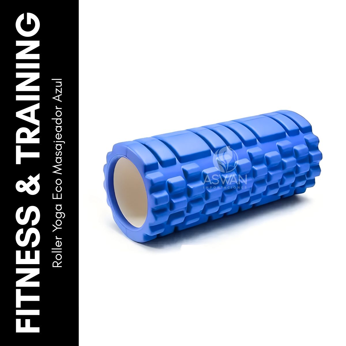GENERICO - Roller Yoga Eco Masajeador Azul