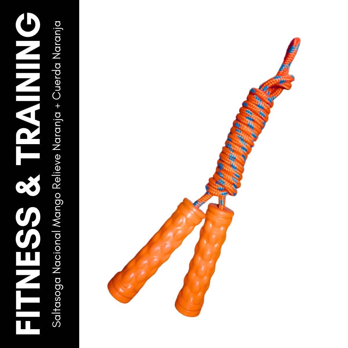 GENERICO - Saltasoga Nacional Mango Relieve Naranja + Cuerda Naranja