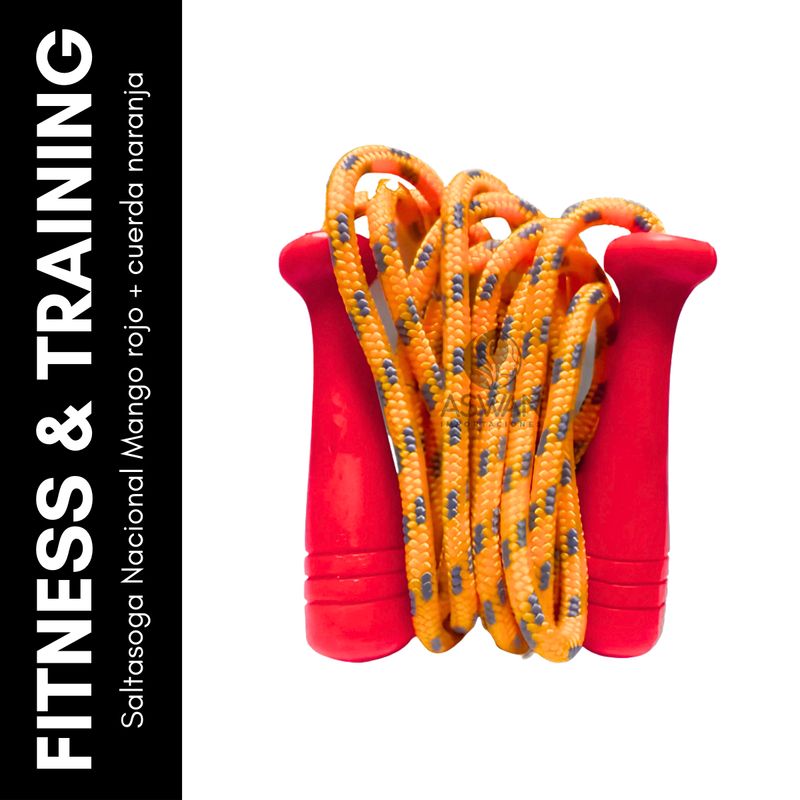 GENERICO - Saltasoga Nacional Mango rojo + cuerda naranja
