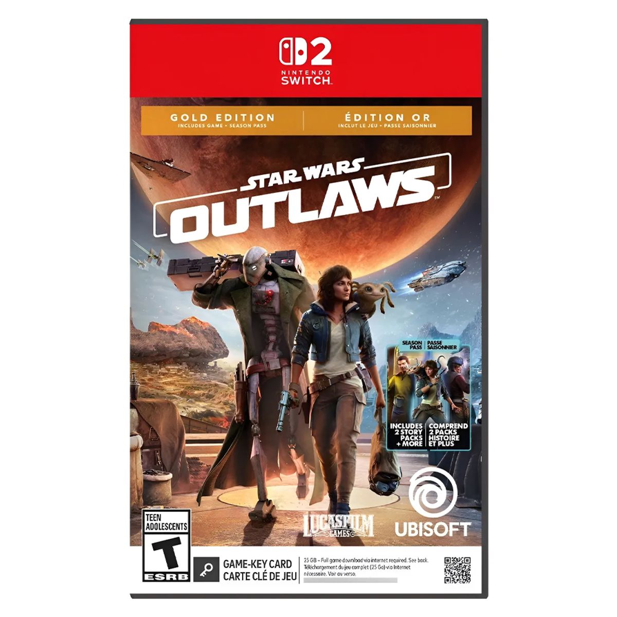 UBISOFT - Star Wars Outlaws Gold Edition - Nintendo Switch 2