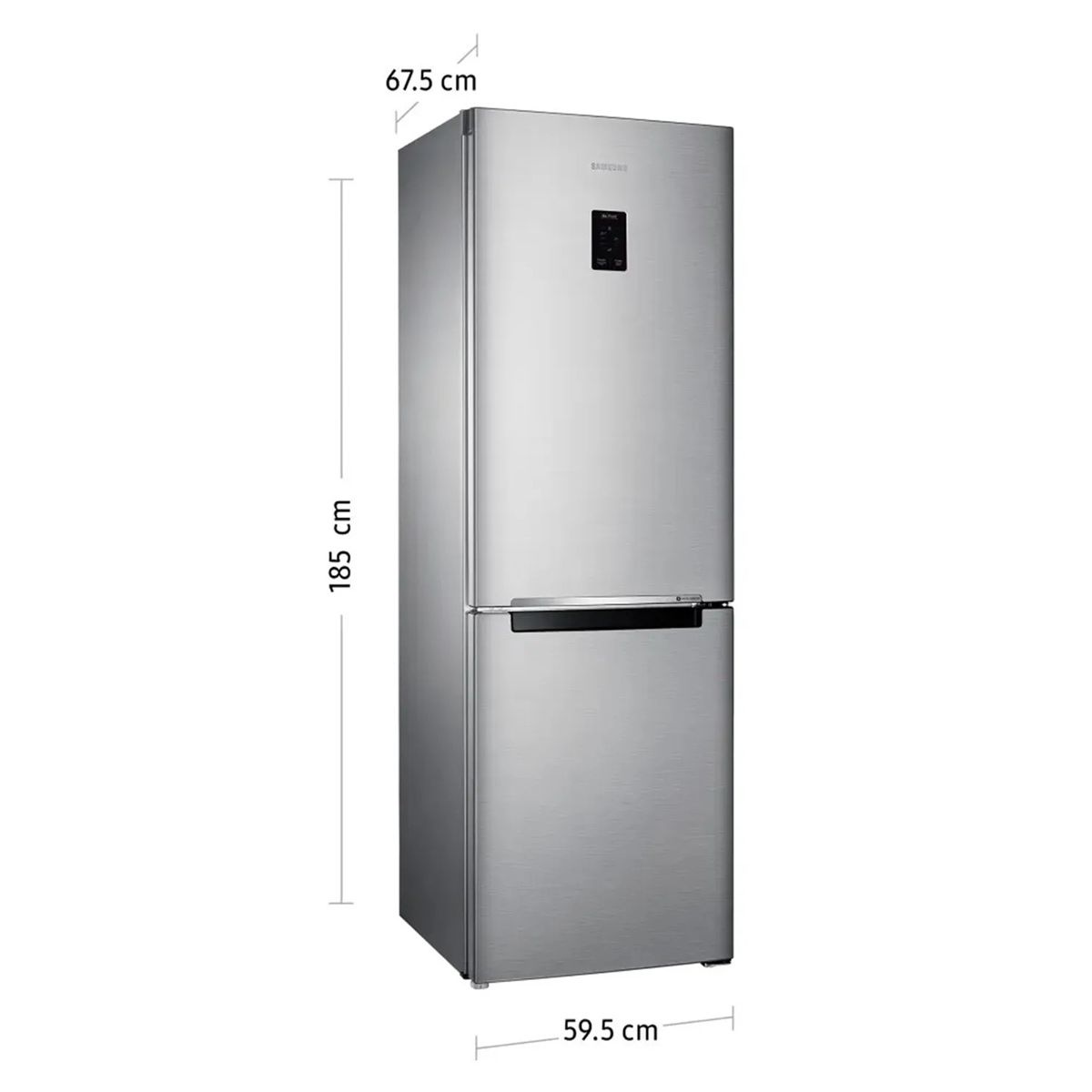 SAMSUNG - REFRIGERADORA SAMSUNG ALL AROUND COOLING 328LT PLATEADA RB33J3230SAPE