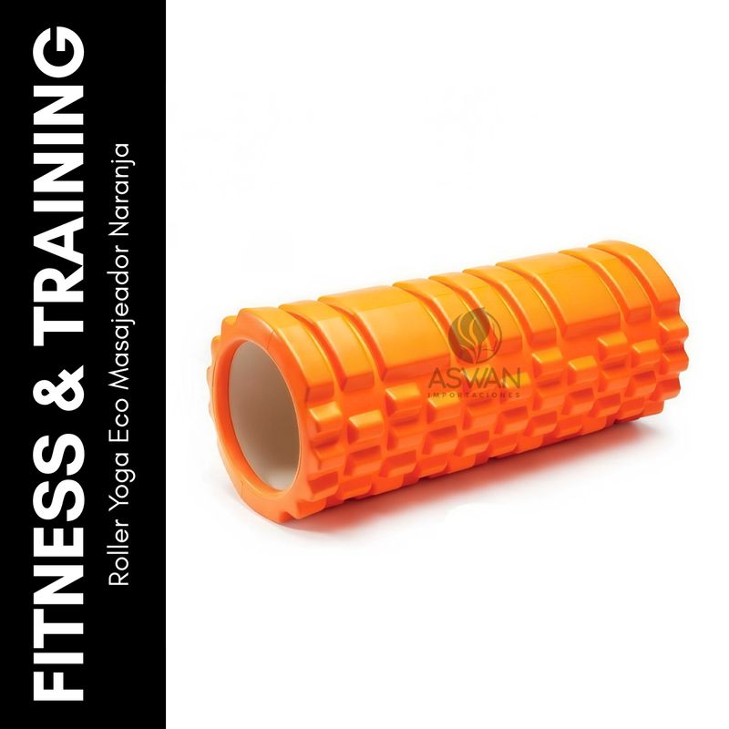 GENERICO - Roller Yoga Eco Masajeador Naranja