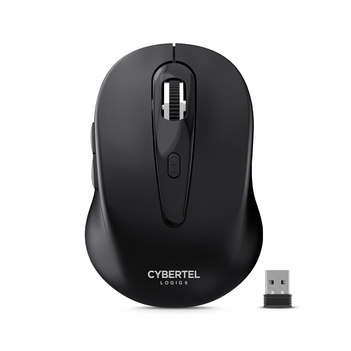 CYBERTEL - MOUSE INALAMBRICO NEGRO LOGIC 6 CYB M307 CYBERTEL