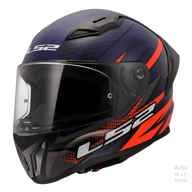 LS2 - CASCO MOTO LS2 FF810 INTEGRAL FLIGHT AZUL NARANJA MATE
