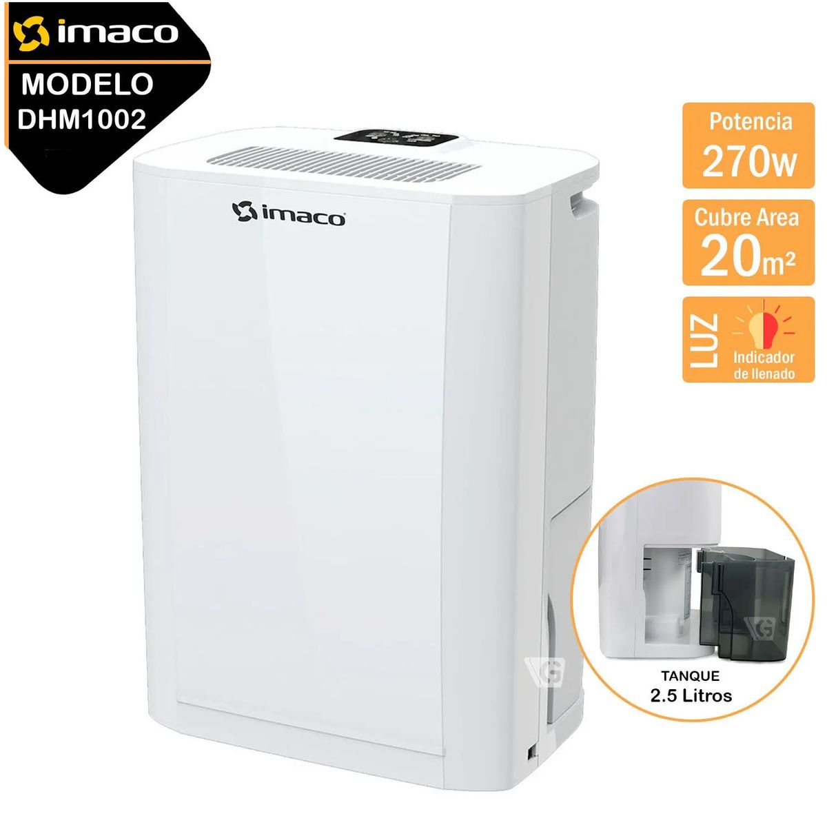 Imaco - Deshumedecedor Mecánico DHM1002