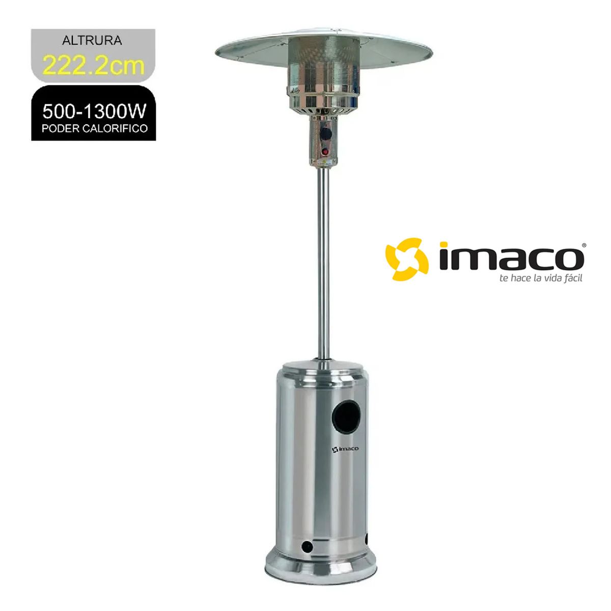 IMACO - Calentador De Patio a Gas PHS130 Acero Inox