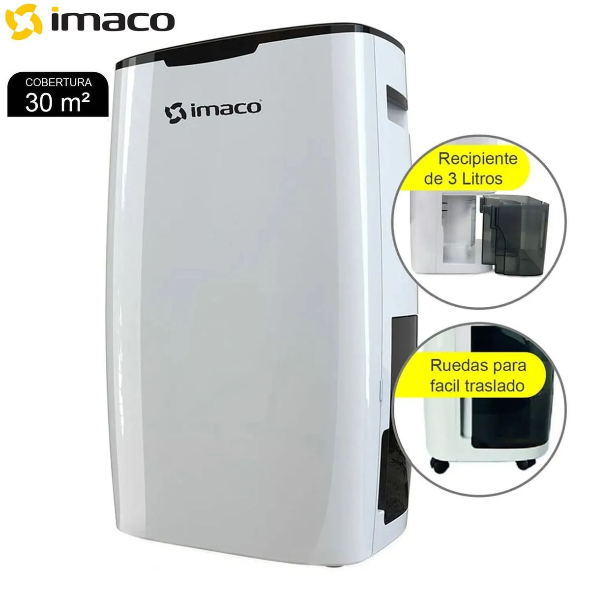 Deshumedecedor Digital DHE15 3Lts, marca Imaco - Foto Principal
