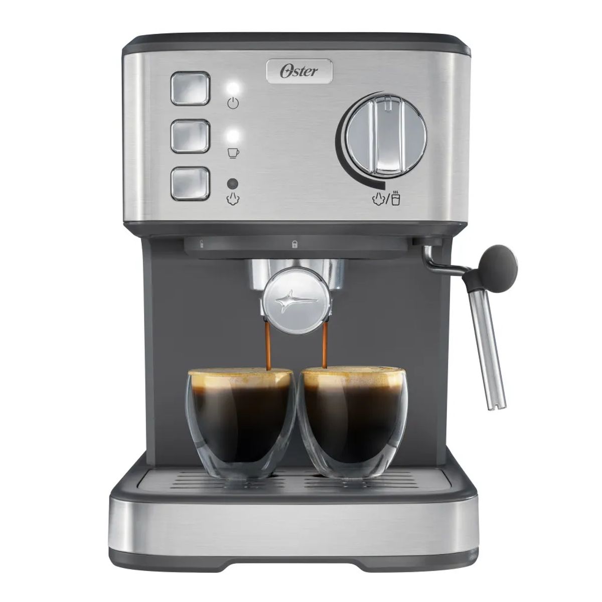 OSTER - Cafetera Espresso Oster 2 x Ciclo BVSTEM5502 15 Bares