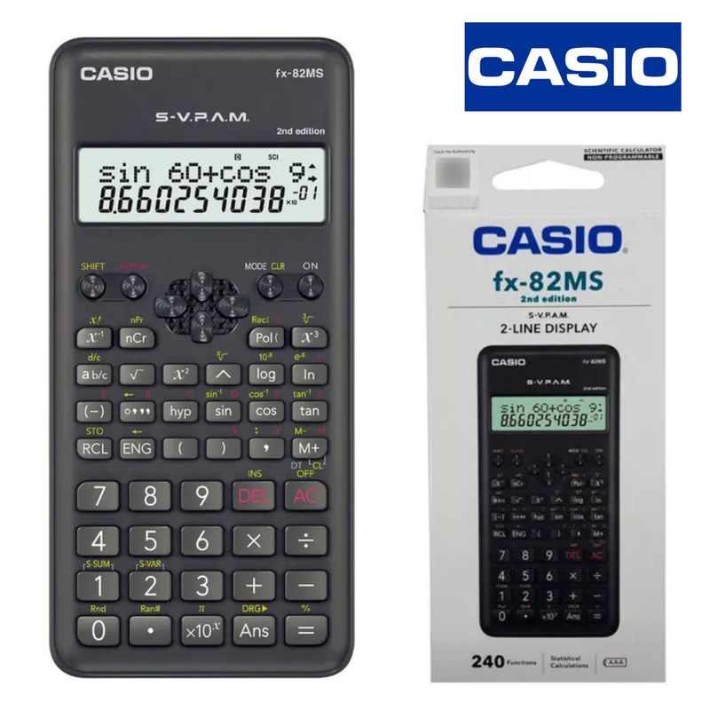 CASIO - Calculadora Científica Casio FX-82 MS 2da Edición