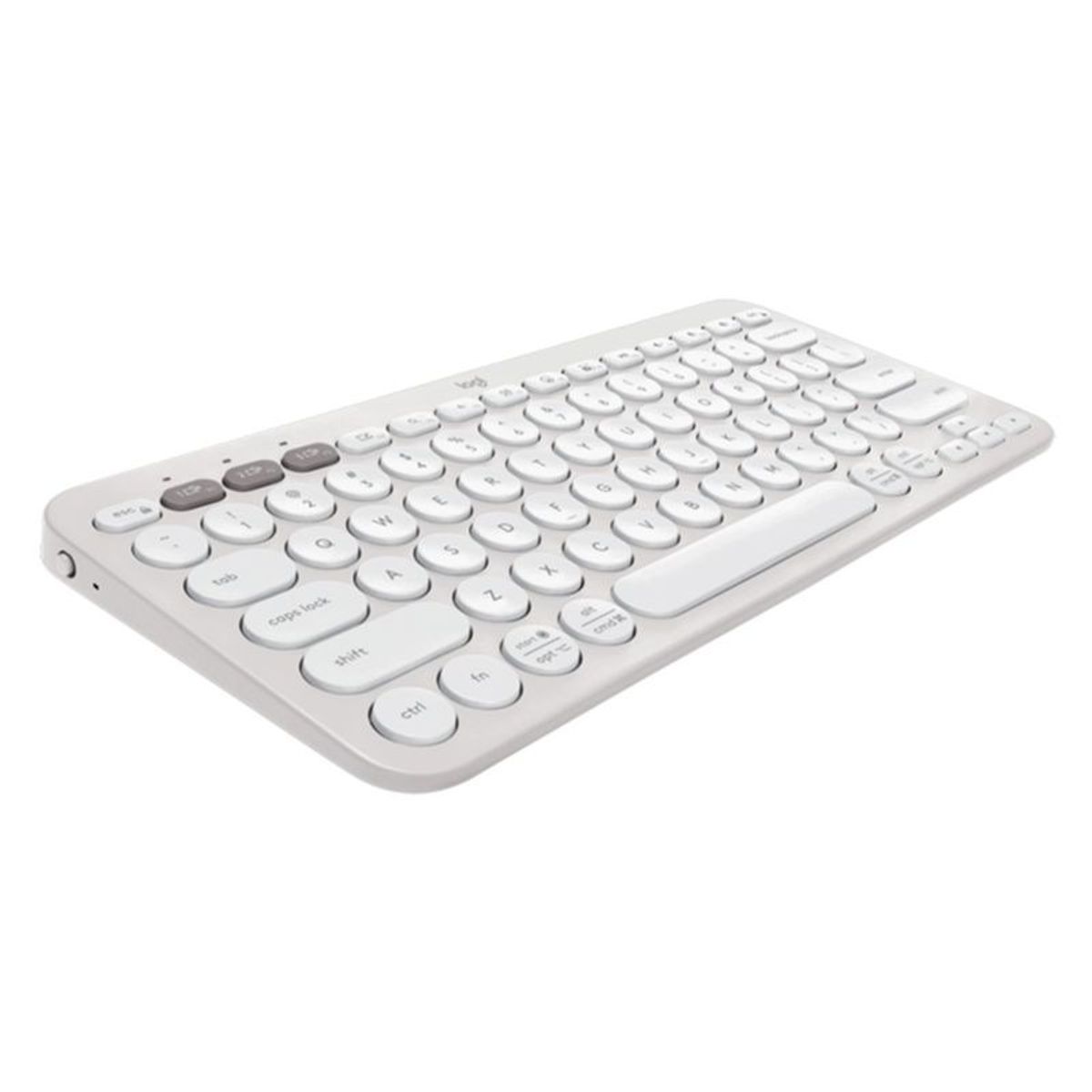LOGITECH - LOGITECH TECLADO PEBBLE K380S BLANCO BLUETOOTH
