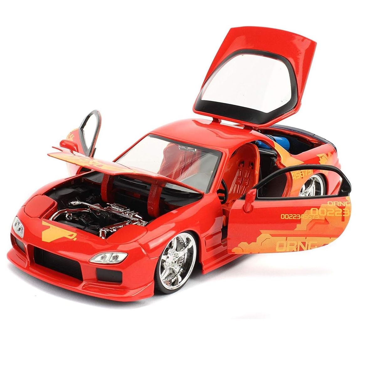 JADA TOYS - AUTO COLECCION RAPIDOS Y FURIOSOS MAZDA RX 7 JLS Escala 1:24