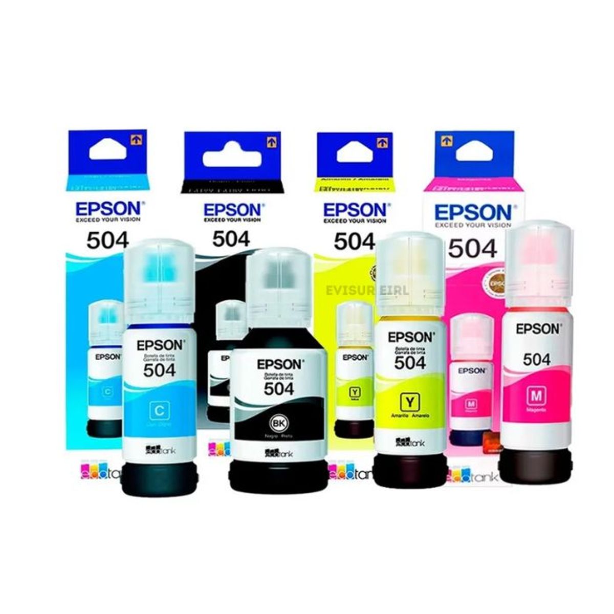 EPSON - KIT TINTA EPSON 504 PACK COMPLETO T504