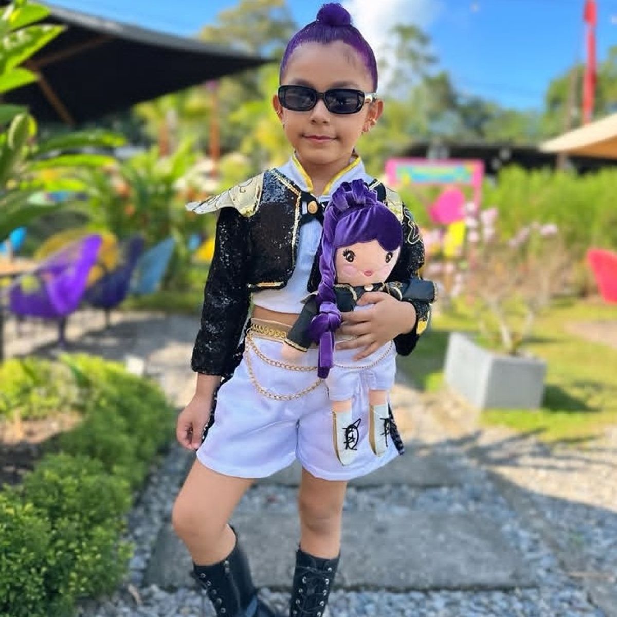 GENERICO - DISFRAZ VESTUARIO RUMI K-POP GUERRERAS