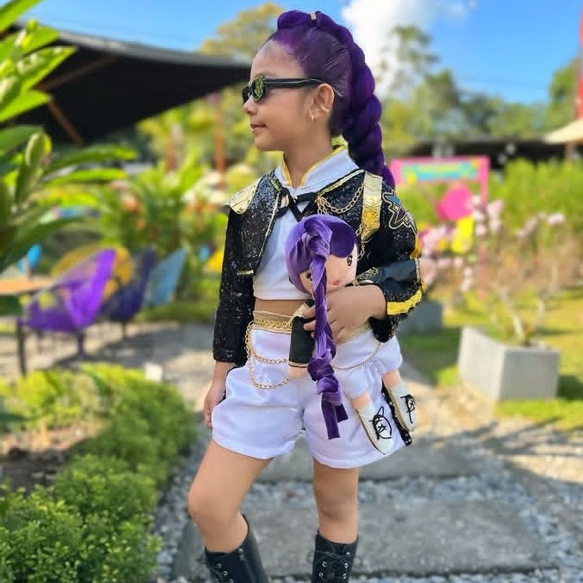 GENERICO - DISFRAZ VESTUARIO RUMI K-POP GUERRERAS