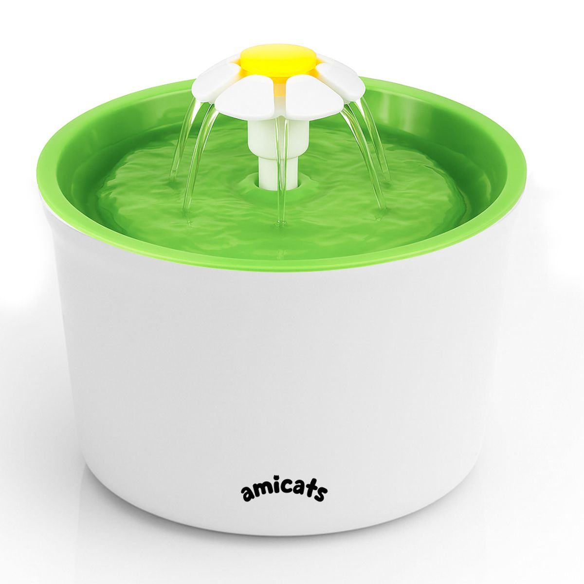 AMICATS - Bebedero Fuente De Agua Eléctrica Para Gatos Y Perros