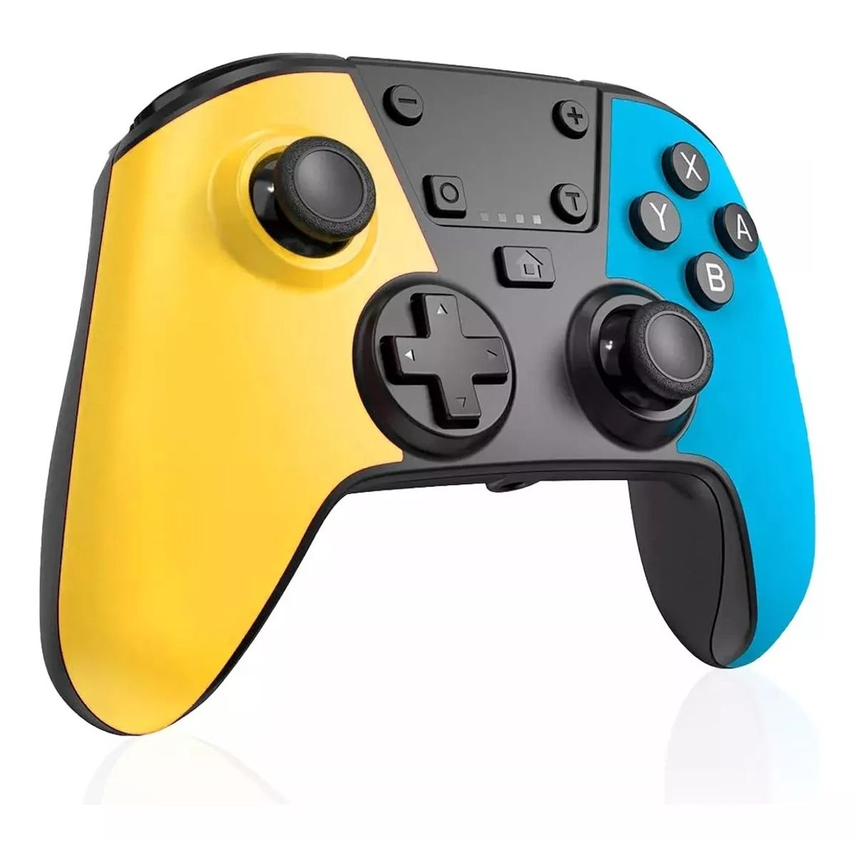 SEISA - Mando Para Nintendo Switch Pro Controller Y PC Azul Con Amarillo