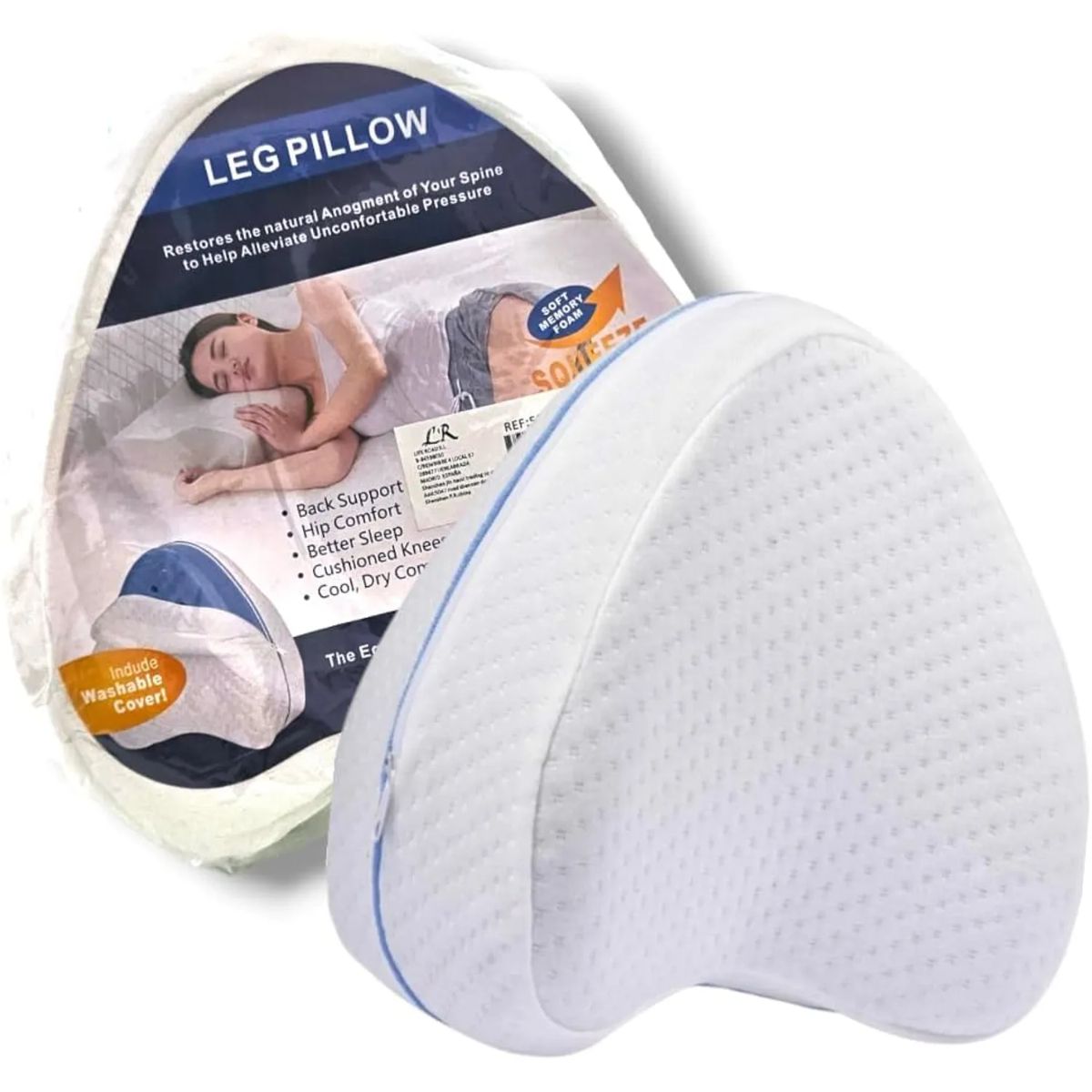 GENERICO - Asiento cojin gel ortopedico almohada de pierna