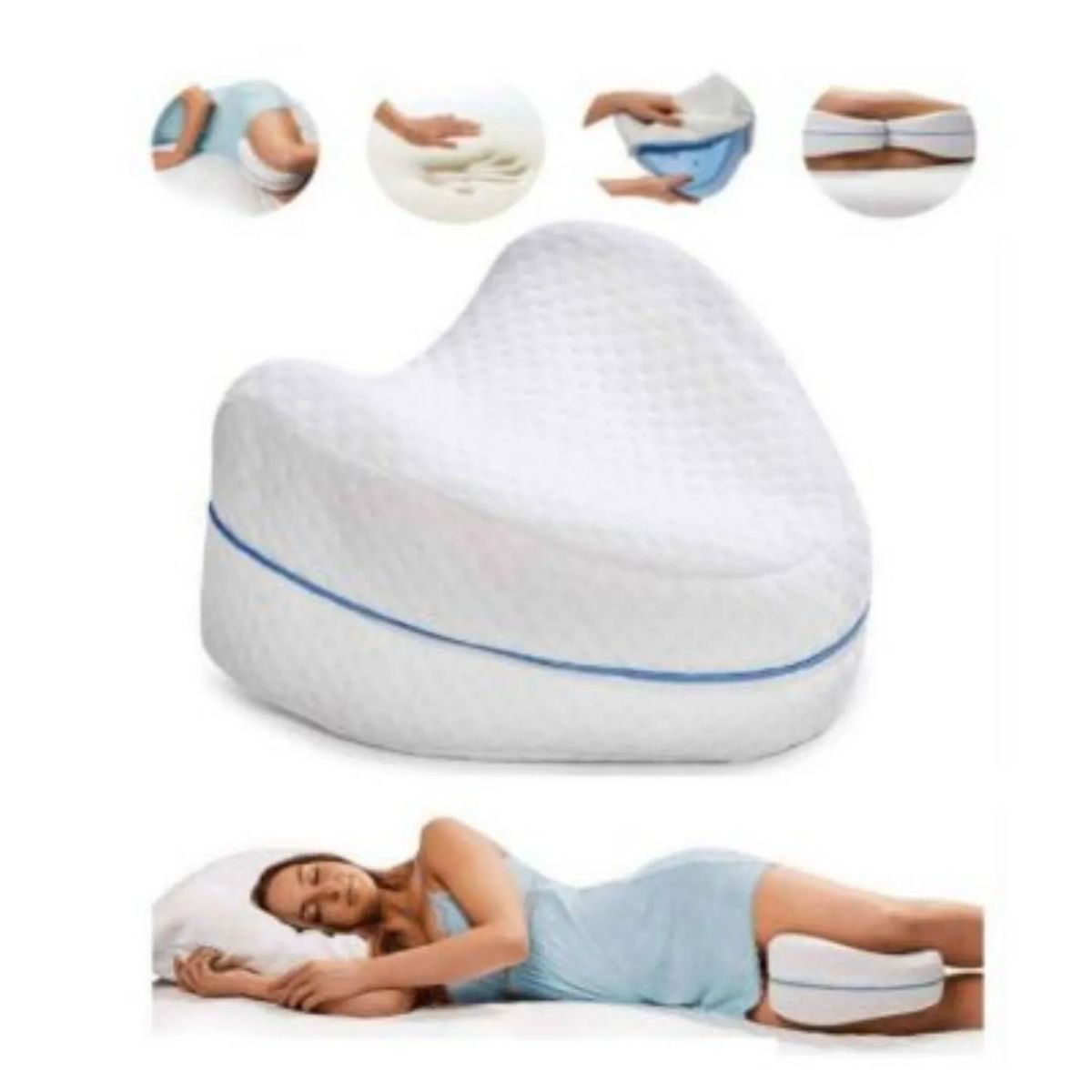 GENERICO - Asiento cojin gel ortopedico almohada de pierna