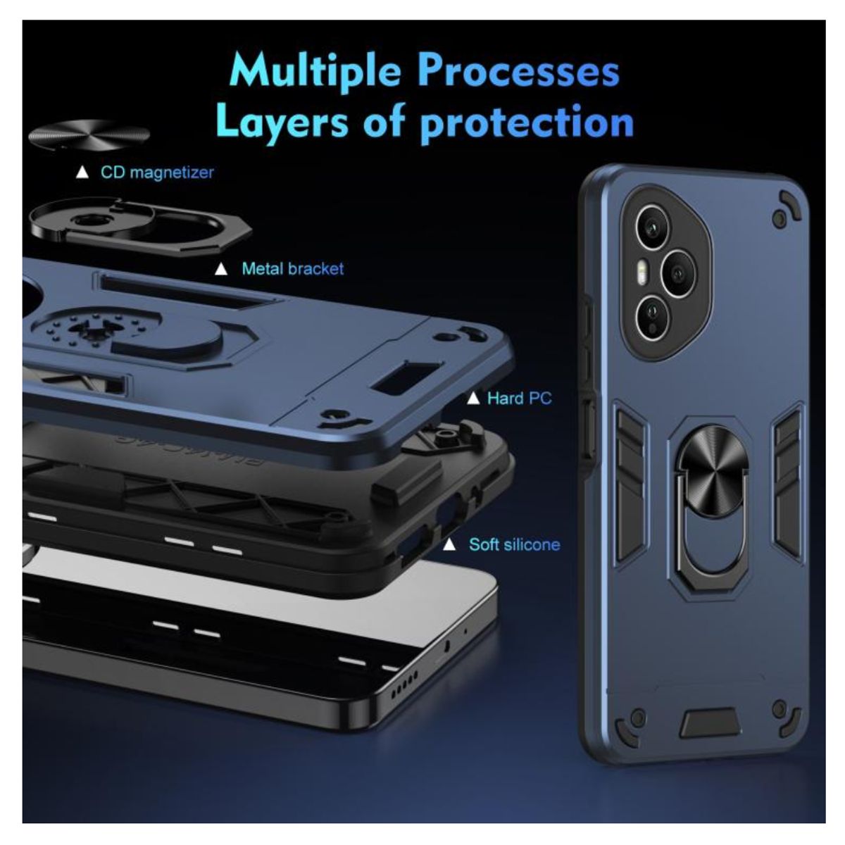 CASE - CASE ARMADURA PARA HONOR 400- AZUL