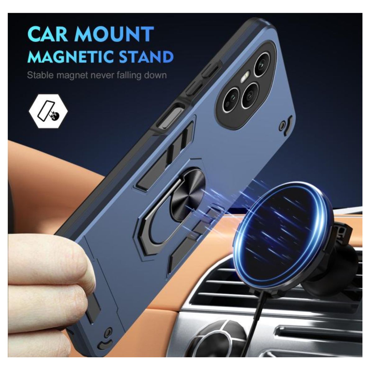 CASE - CASE ARMADURA PARA HONOR 400- AZUL