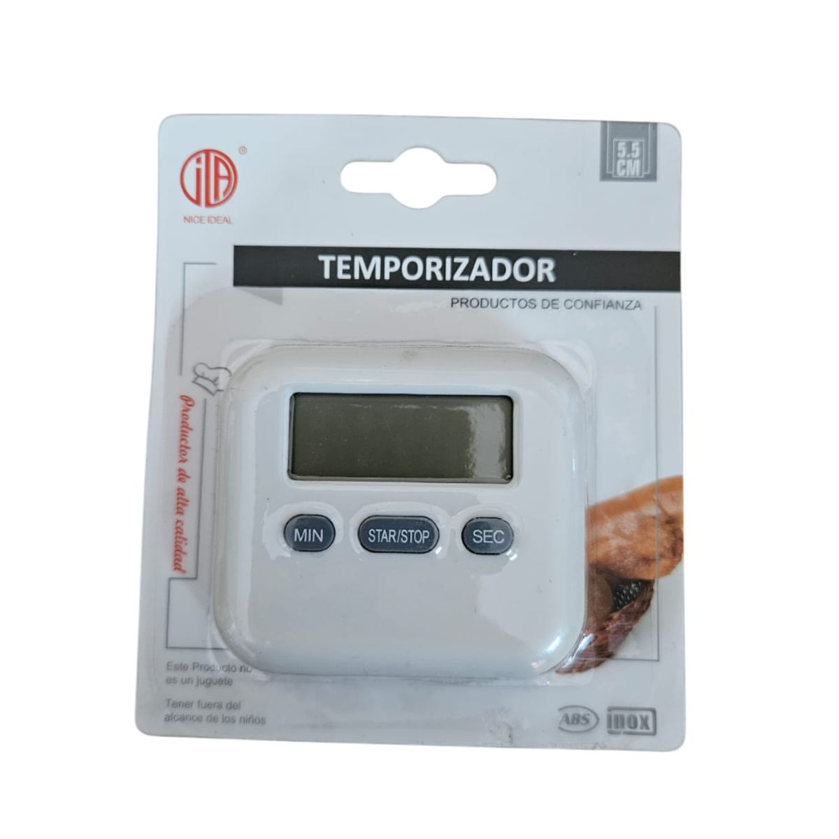 RELOJ TEMPORIZADOR CRONÓMETRO DIGITAL COCINA, marca GENERICO - Foto Principal