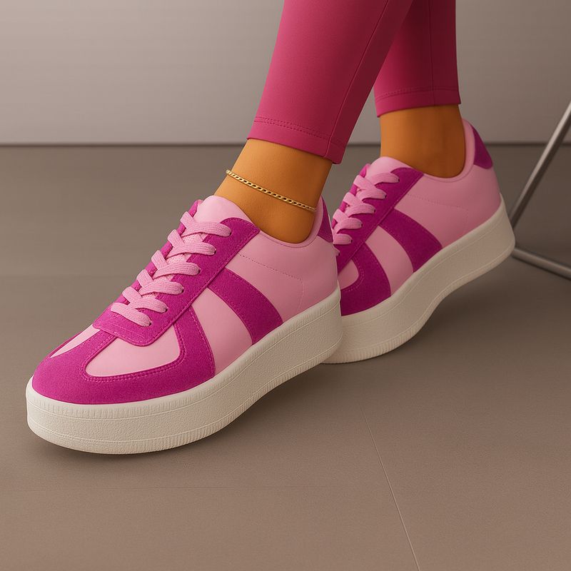 GENERICO - Zapatillas Mujer Misshus Arya fucsia