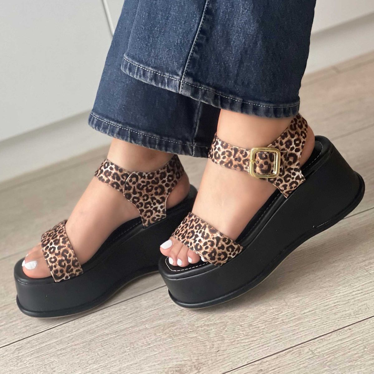 GENERICO - SANDALIA PARA MUJER PRINT TENDENCIA ARI