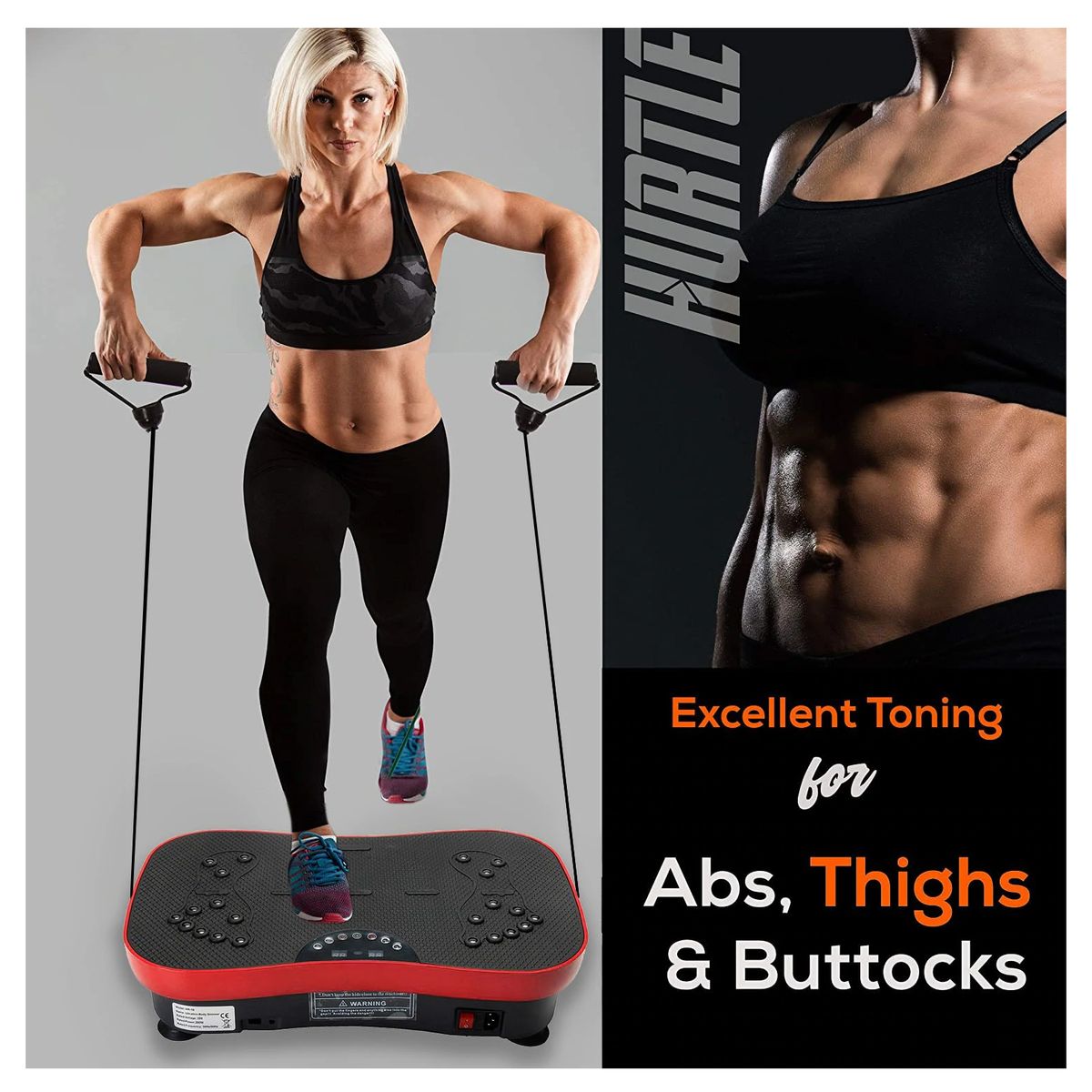 GENERICO - Plataforma Vibratoria de 99 Velocidades Imanes y Bandas