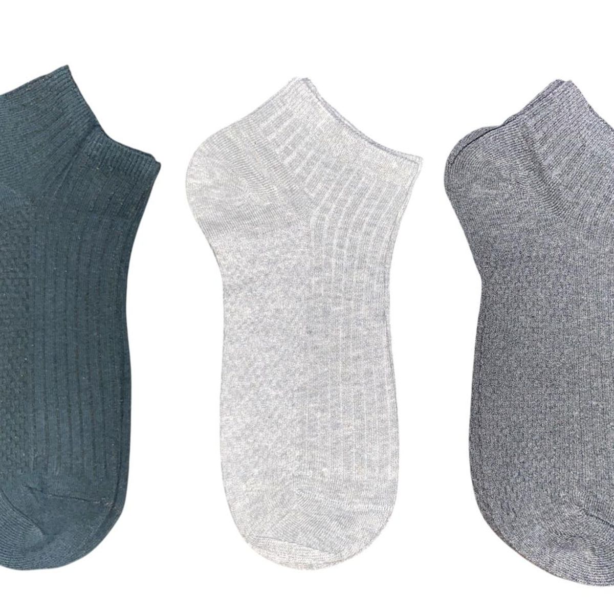 MINTANA - PACK 3 MEDIAS SIN COSTURA  TALONERA ALGODON HILO HOMBRE MINTANA