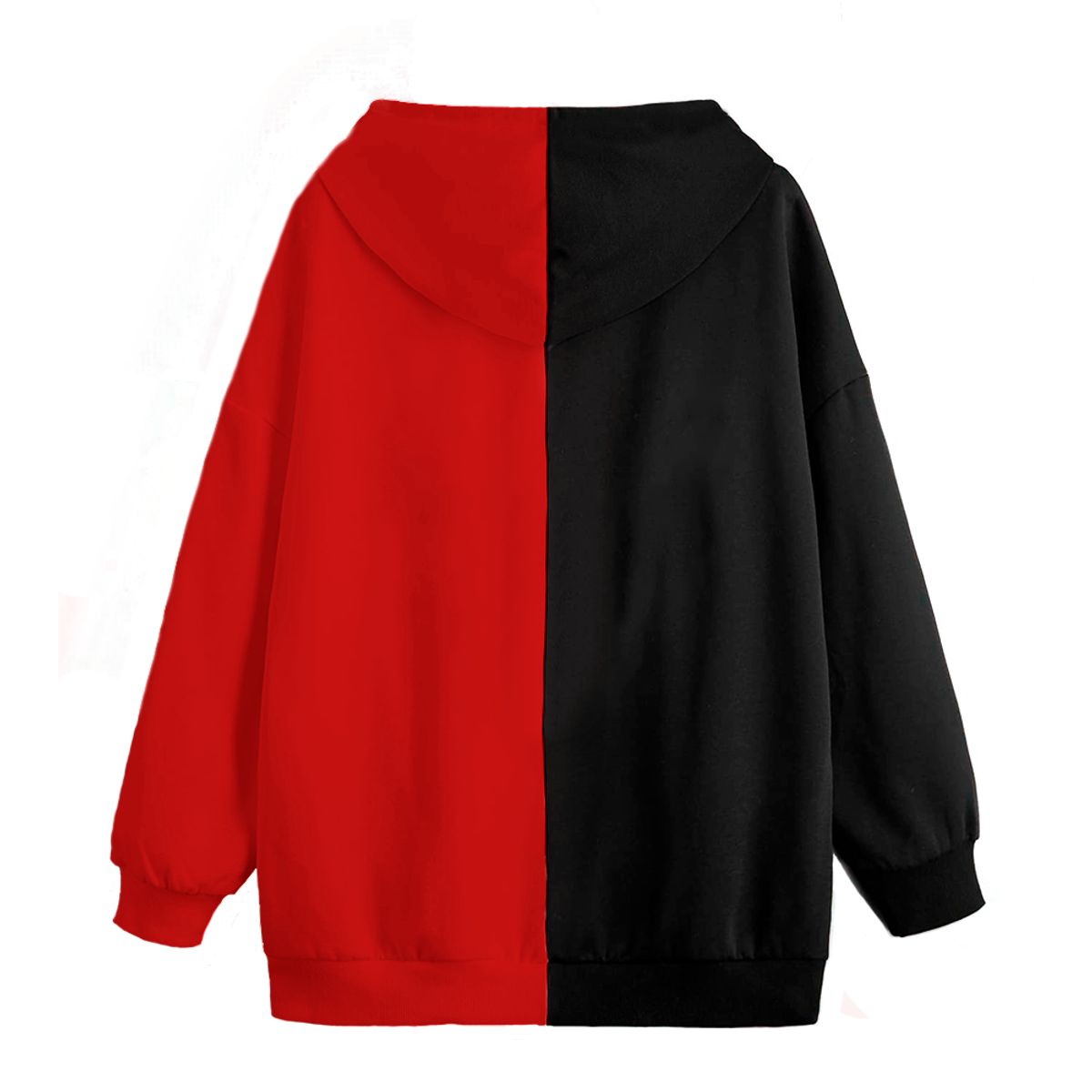 YANSUS - Polera Casaca Hombre Yansus Bicolor Rojo Negro