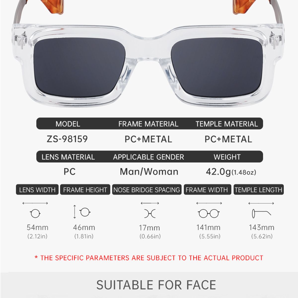 TIOZONEY - Lentes de Sol Hombre