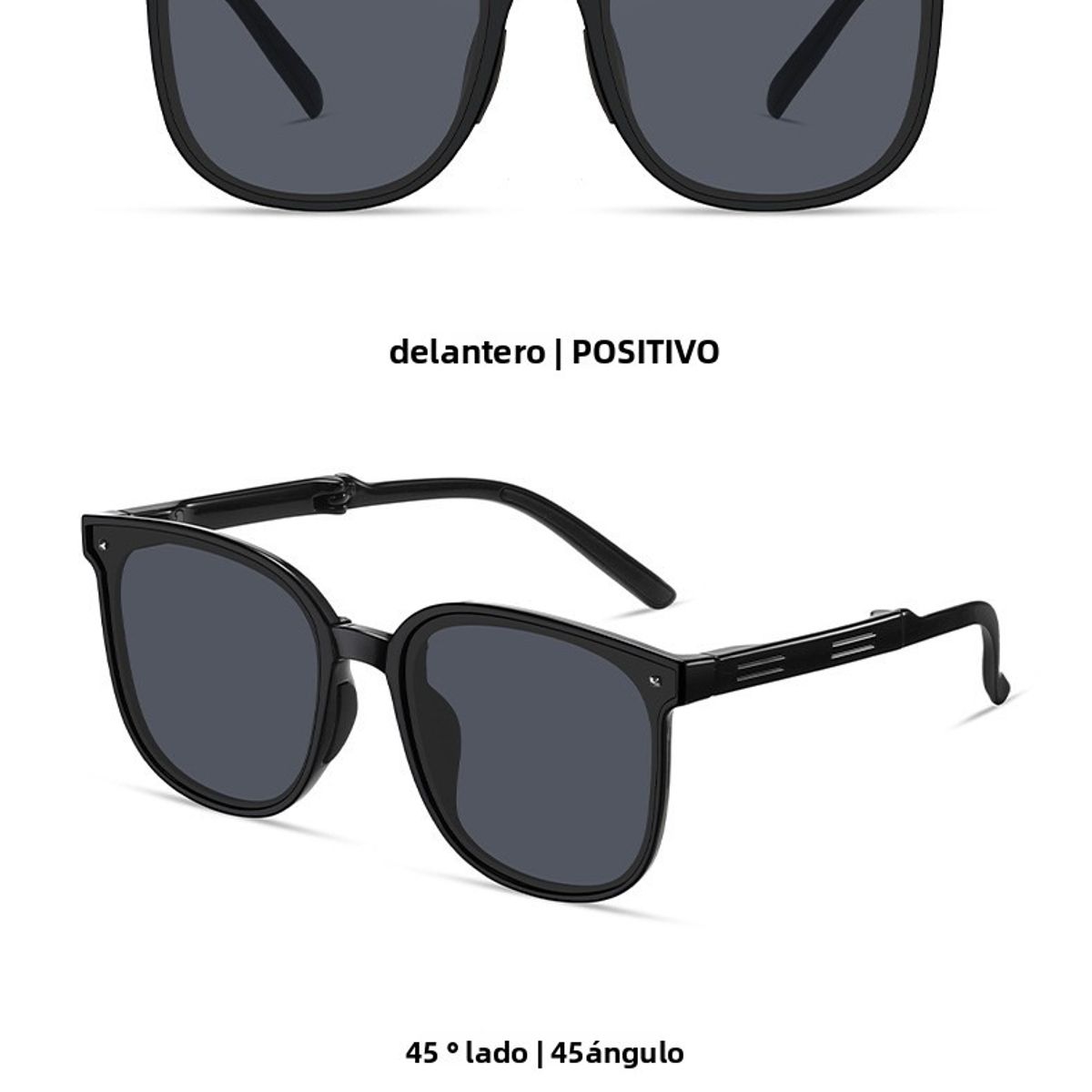 TIOZONEY - Lentes de sol plegables Hombre