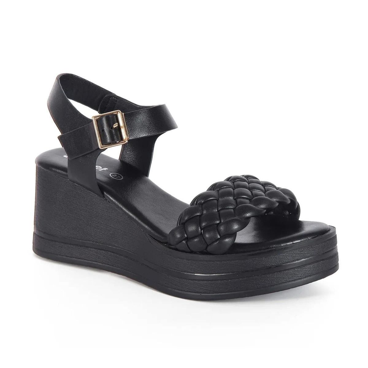 STHEF - SANDALIA MUJER STHEF CASUAL NEGRO 7536 SNTC